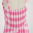thumbnail image 6 of IBTOM CASTLE Women Vintage 1950s Halter Pink Gingham Polka Dots Swing Dress Cocktail Party Rockabilly Pinup Dresses S Pink Plaid & Bow, 6 of 8