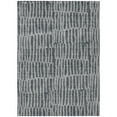 thumbnail image 2 of Addison Rugs Chantille Indoor/Outdoor Transitional Striped Charcoal Washable Rectangle Rug, 3' x 5', 2 of 6