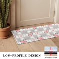 thumbnail image 3 of Pioneer Flower Floral Print Pattern Door Rugs,Washable Non Slip Door Mats Indoor,Decorative Door Mats,Entry Mat Indoor for Entrance,Bedroom,Kitchen,Bathroom,16"x47", 3 of 6