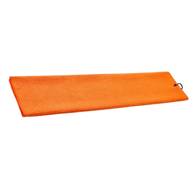 Toalla de Golf Zulema Ligera Cómoda Transpirable con Mosquetón Clip Absorbente Naranja