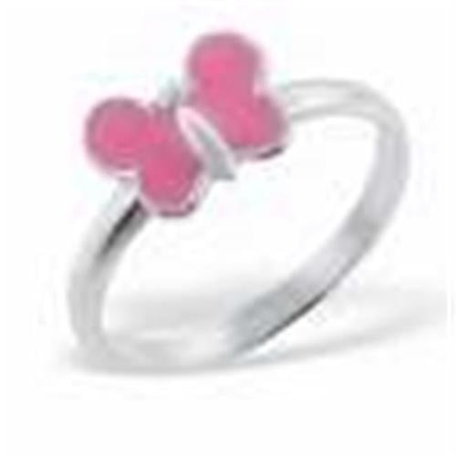 S Ring-Butterfly w//Epoxy Colour w//Epoxy-Style 925-