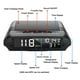thumbnail image 4 of Pantalla inalámbrica para el avance inalámbrico GPS solar gps con pantalla lcd extraño de alarma de extracción kmh/mph tiempo/altitud/temperatura/velocidad pantalla, 4 of 6