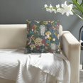 thumbnail image 5 of Mushroom Forest Velvet Throw Pillow Covers Sofa Pillowcase Car Square Throw Pillowcases Home Decoration 18x18Inch, 5 of 6