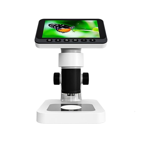 MOMOJIA LED Strengthened Transportable Microscope for Children 7 Brightness Configuration