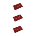thumbnail image 4 of kurtrusly Tapis de Porte Collecteur de Saleté avec Matériaux de Performance d'Absorption d'Eau Super Forte Tapis de Porte Antidérapant en Polyester Tapis d'Entrée Papillons Rouge Foncé 3Ensemble, 4 of 6
