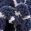 thumbnail image 4 of Unique Loom Rabat Shag Collection Area Rug - Marble (7' 10" x 10' Rectangle Navy Blue/Ivory), 4 of 7