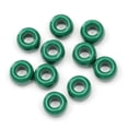thumbnail image 2 of (2 pack) Darice Opaque Green Plastic Pony Beads, 9mm, 1000 Pieces, 2 of 3