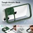 thumbnail image 5 of Hootek Clear Case Compatible with iPhone 16 Plus, Sliding Lens Cover Protector, Transparent Phone Case with Colored Frame, Shockproof and Scratch-Resistant Acrylic Back iPhone 16 Plus, 5 of 7