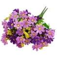 thumbnail image 2 of Faux Daisy and Aster Artificial Flower Bouquet, Outdoor Fade Resistant Fake Flowers for Home Garden Decoration, 1 Bunch, 2 of 7