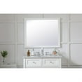 thumbnail image 2 of Aqua rectangle vanity mirror 30 inch in White, 2 of 5