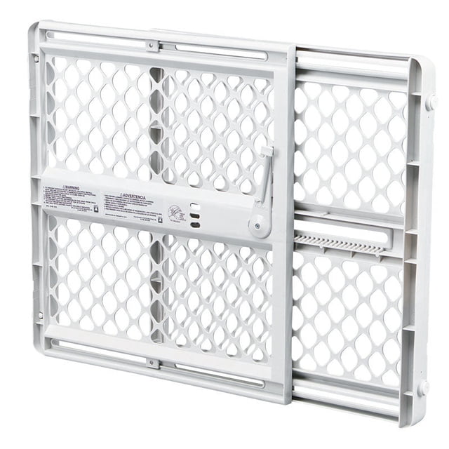 Puerta para mascotas North States de plástico, 66 x 66 cm, gris