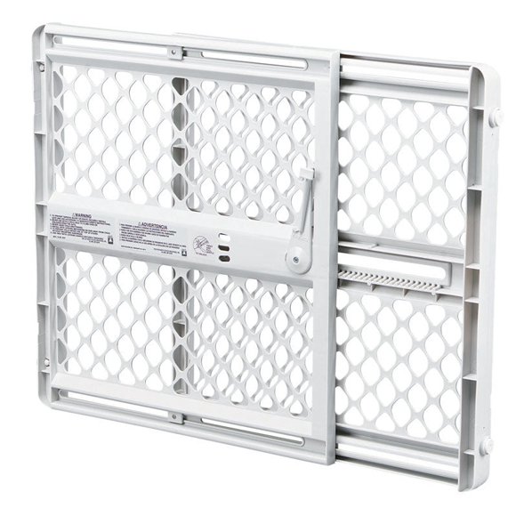 Puerta para mascotas North States de plástico, 66 x 66 cm, gris