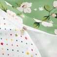 thumbnail image 4 of Erosebridal Dreamy White Flower Twin Bedding for Girls, GreenDuvet Cover Set, Polka Dots Reversible, 2pcs 1 Duvet Cover and 1 Pillowcase, No Comforter, 4 of 6
