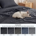 thumbnail image 6 of U by Bedsure Twin Sheets Set, 3 Pieces Dorm Deep Pockets Cooling Soft Polyester Microfiber Bed Sheets Set, Dark Gray, 6 of 12