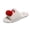 A_ White Slippers, variant on Women Cross Strap Rhinestone Accent Fluffy Open Toe Slippers, Soft Warm Winter Indoor Slides, Minimalist Trendy Daily Comfort Ladies Casual House Sandals White 36