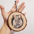 thumbnail image 4 of OUSITAID Exquisite Hanging Pendant Widely Use Wood Animal Pattern Xmas Tree Ornament for Festival, 4 of 10