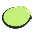 thumbnail image 3 of MasteelfCA 1pc Large-capacity DVD Storage Bag Round Disc Bag Practical Zipper CD Case, 3 of 7