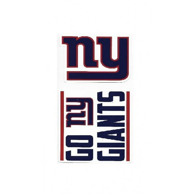 New York Giants Autocollants en Vinyle Découpés Double Up