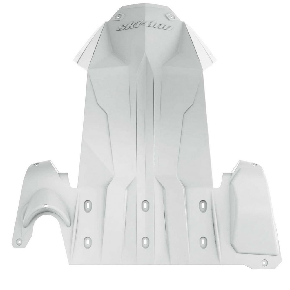 SkiDoo New OEM Polypropylene Full Body Skid Plate With Attachment Kit