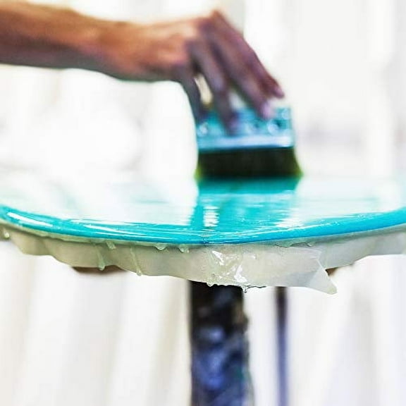 BOATYARD Polyester Resin Laminating Resin, Fiberglass Cloth, Glassing, 1 Gallon w/MEKP Hardener, Clear Resin Fiberglass KIT, Boat Surfboard Building, Fiberglass Boat Repair KIT, Fiber Glass Resin