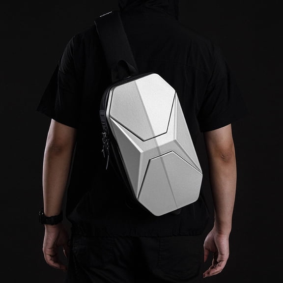 Men's Messenger Bag Trendy Sports Function,Carbon fiber