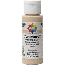 Delta Ceramcoat Acrylic Paint 2oz-Natural Beige - Opaque