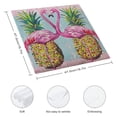 thumbnail image 3 of WYYP Flamingos Pineapple Kitsch Dinner Napkin for Dining Table Kitchen Daily Party Housewarming Farmhouse Decor Cloth Napkin Reusable 2 PCS, 3 of 7