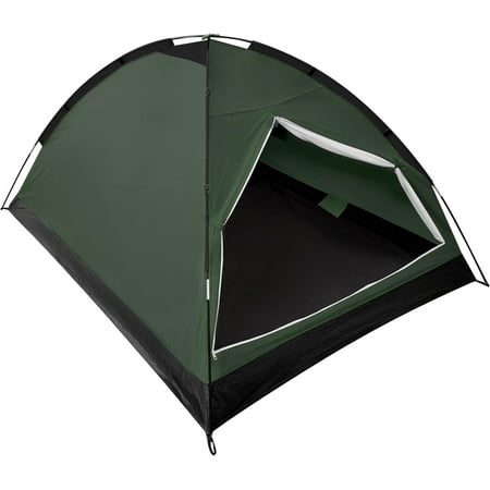 2-Person Camping Dome Tent Lightweight Waterproof Backpacking Tent with Weather-Resistant Rainfly & Carry Bag Compact Outdoor Shelter for Hiking Fishing Beach Tents for Camping
