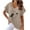 Khaki, variant on My Orders Lightweight Tops & Blouses Elegant Blouses for Women Wedding Guest Womens White Tank Top Undershirt White Summer Tops Y2K Short Sleeve Tunic Tops for Women XS