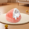 thumbnail image 3 of Lit Semi-Fermé pour Chat d'Hiver pour Usage Intérieur avec style de Remplissage pour un Repos Confortable, 3 of 3