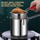 thumbnail image 2 of Frying Pot Deep Fryer Pot with Basket Stainless Steel Deep Fryer for Frying Fish Shrimp Chicken and, 2 of 5