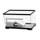 thumbnail image 5 of Acuario de tanque para tortugas, terrario para tortugas, tortuga trepadora, escondite con drenaje inferior negro, 5 of 9