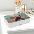 thumbnail image 6 of Starfish Portable PU Leather Earring Organizer with Removable Compartment and Necklace Holder – Jewelry Stand Included, 6 of 6
