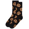 thumbnail image 3 of MeMoi Hot Pretzel Bamboo Blend Crew Socks - Womens - Female, 3 of 4
