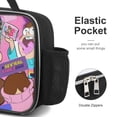 thumbnail image 3 of Gravity Falls Lunch Bags Insulated Soft Lunch Box Reusable Large Capacity Lunch Tote Bag for Office Picnic School, 3 of 8
