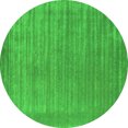 thumbnail image 1 of Ahgly Company Indoor Round Abstract Green Contemporary Area Rugs, 5' Round, 1 of 1