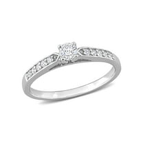 Everly Women's Diamond Sterling Silver Engagement Ring