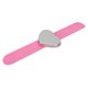 thumbnail image 5 of Pulsera de paleta magnética con forma de corazón, anillo de silicona, pulsera para salón de belleza, color rosa, 5 of 5