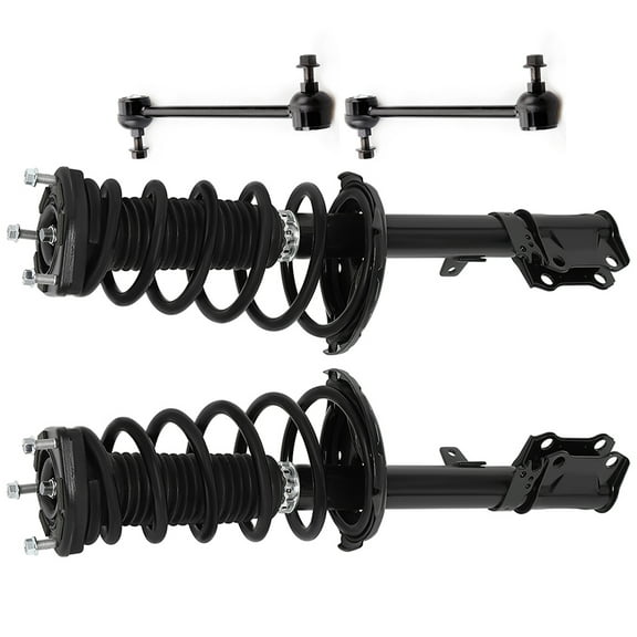 CCIYU Front Strut Spring Assembly Control Arm and Ball Joint Assembly 2012 for Toyota Venza XLE Sport Utility 4-Door Complete Suspension Kit Fits replace for K90345, 172967