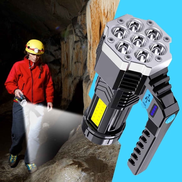 Cameland Outdoor Products Outdoor USB Flashlight 7LED High-power High Patrol Strong Outdoor Camping