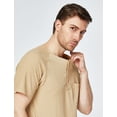 thumbnail image 5 of SSLR Henley Shirts for Men Crewneck Waffle Short Sleeve T Shirts Casual Tee Shirts, 5 of 7