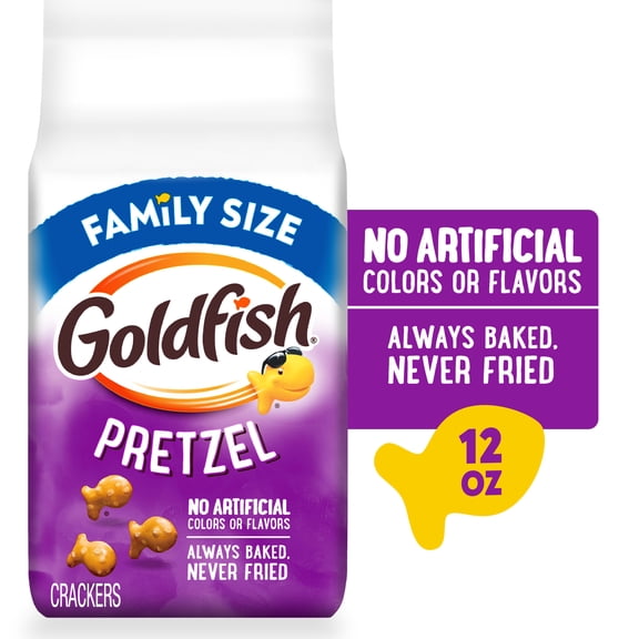 Goldfish Pretzel Crackers, 12 oz Bag