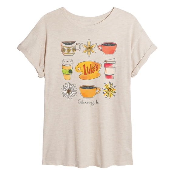 Gilmore Girls - Luke's Coffee Grid - Women's Graphic T-Shirt