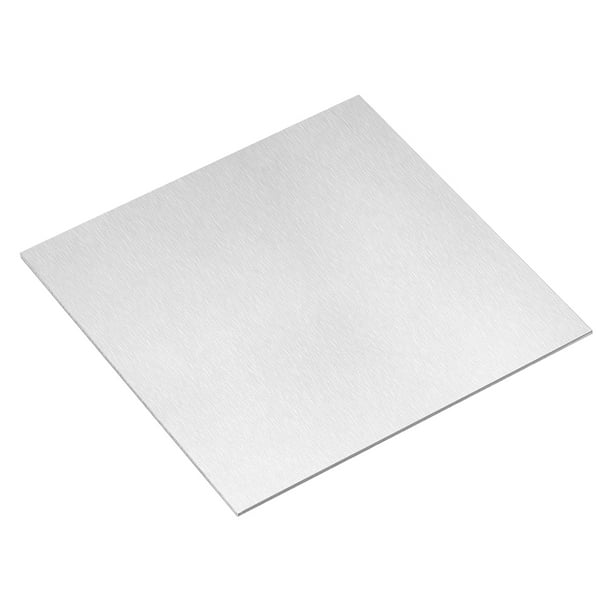 Uxcell 150mm x 150mm x 1.5mm Rectángulo de hoja de aluminio 6061 Placa de metal plana