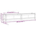 thumbnail image 4 of vidaXL Garden Planters 2 pcs Wax Brown Solid Wood Pine, 4 of 5