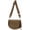 Caramel, variant on Black White Plaid Reusable Eco Crossbody Bag for Women Lightweight Daily Purse