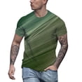 thumbnail image 1 of BOBOGOJP Men's T-Shirts Fashion Spring Summer Solid Round-Neck Pullover Short Sleeve Tops (Army Green,M), 1 of 5
