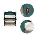 thumbnail image 3 of Wall Mount Food Plate Rack Kitchen Food Rack Layered Food Plate Shelf Side Dish Organization Rack, 3 of 8