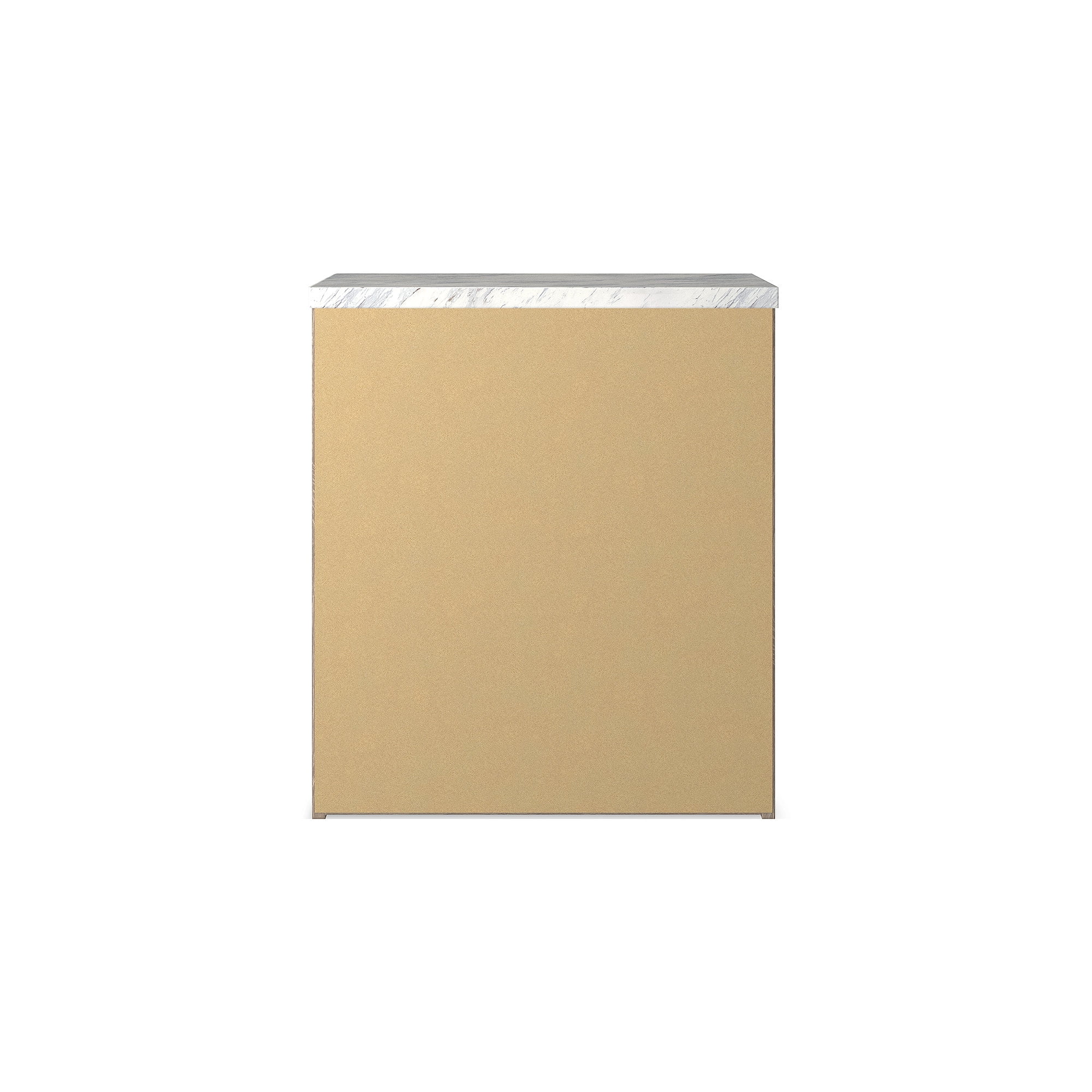 Signature Design by Ashley Senniberg 2 Drawer Night Stand, Light Brown/White