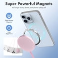 thumbnail image 6 of Magnetic Wireless Charging Pad [2-Pack], Ultra-Thin Pink Magnetic Charger, 25W Fast Wireless Charger Compatible with iPhone 17/16/15/14/13/12, AirPods, 6 of 9